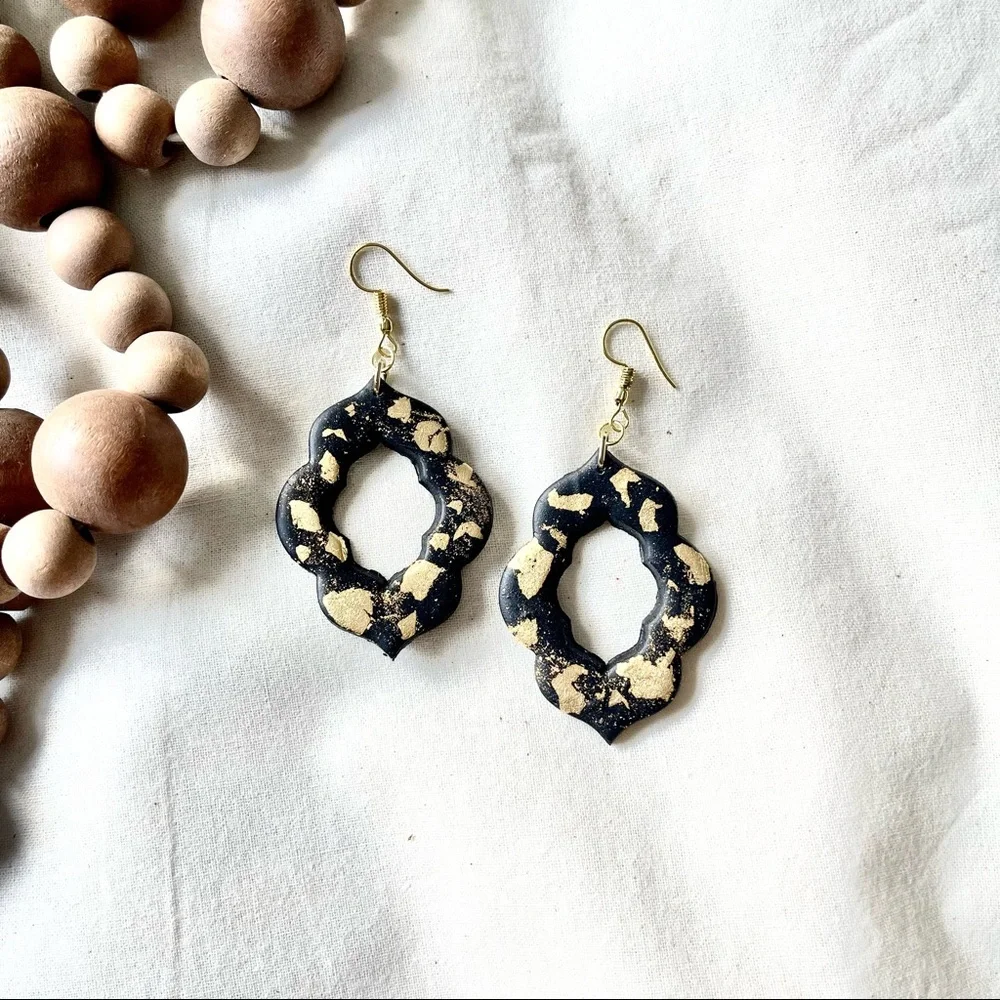Handmade Polymer Clay Earrings - Picture 1 of 3